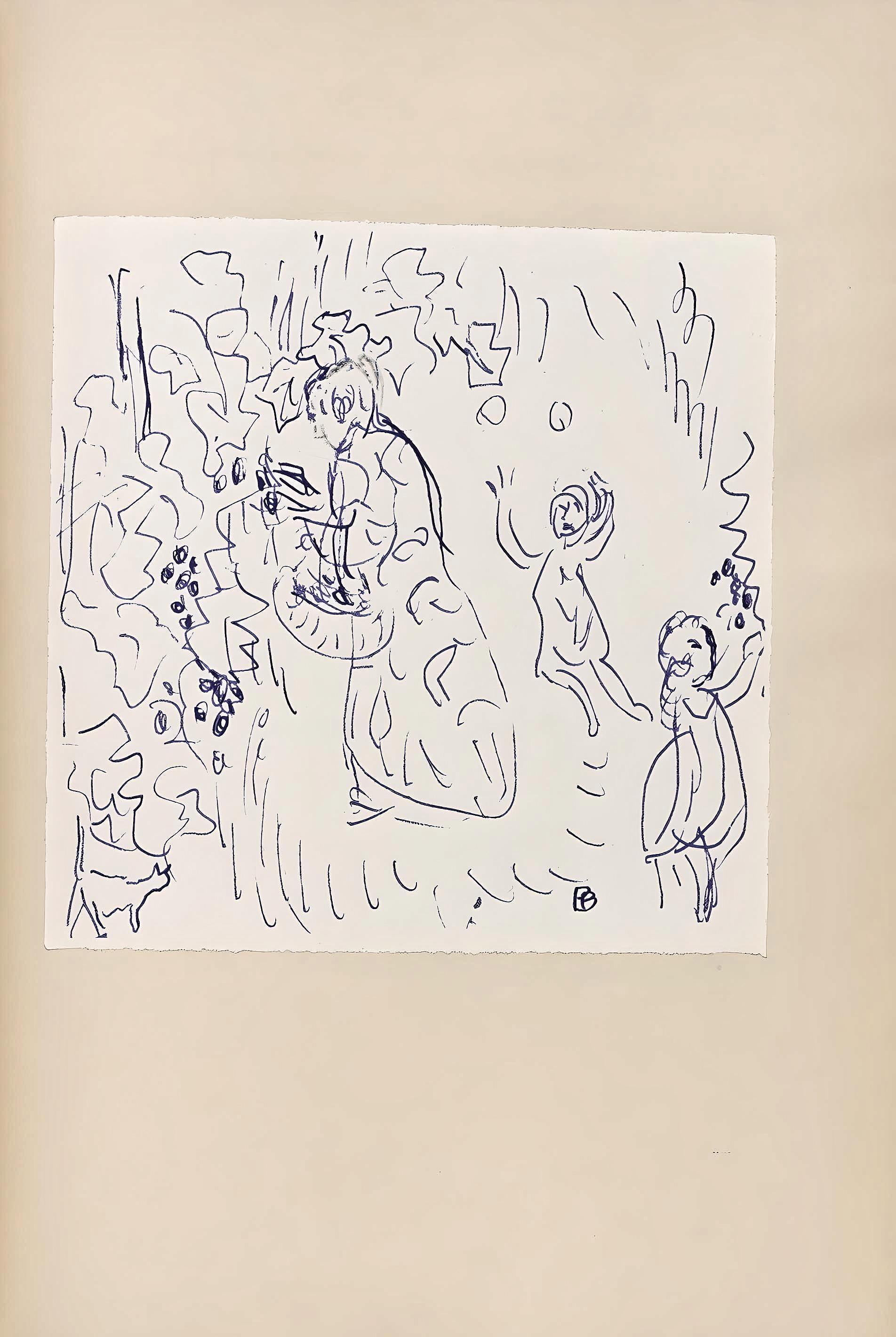 Bonnard, Composition (Terrasse 54), Pierre Bonnard Correspondences (after) For Sale 4