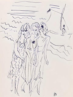 Bonnard, Composizione (Terrasse 54), Corrispondenze di Pierre Bonnard (after) Pierre Bonnard