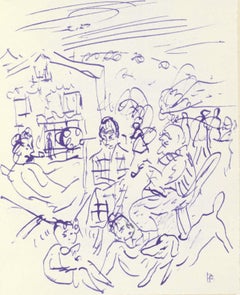 Vintage Bonnard, Composition (Terrasse 54), Pierre Bonnard Correspondences (after)