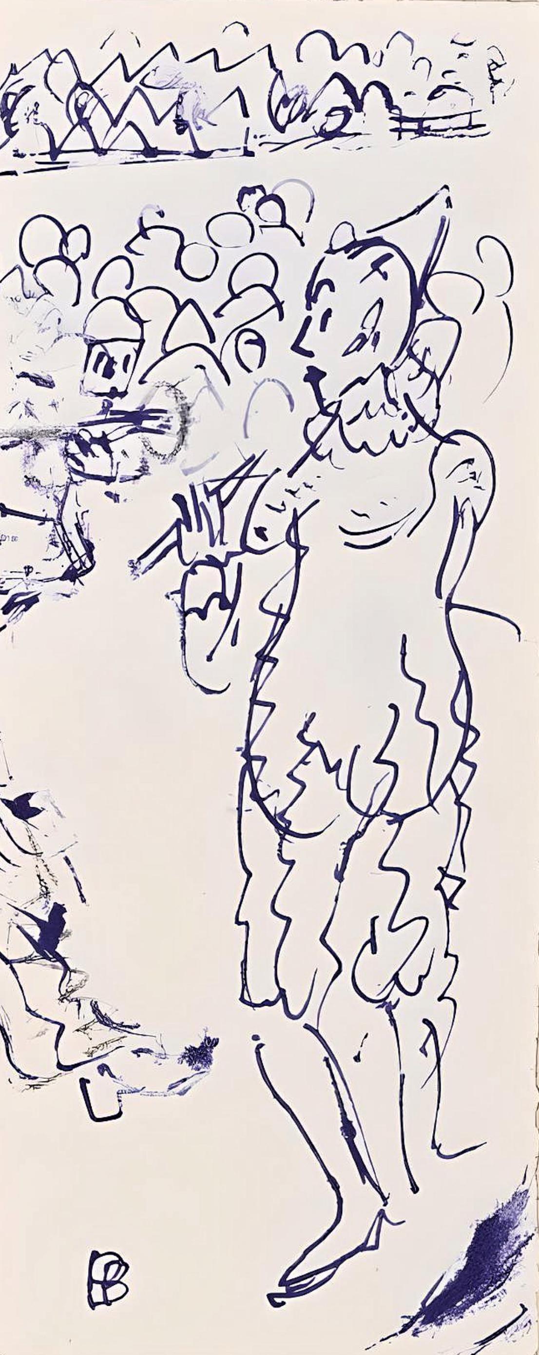 Lithograph on vélin d’Arches paper, mounted on vélin d’Arches backing sheet, as issued. Inscription: Unsigned and unnumbered, as issued. Good condition. Notes: From the album, Correspondences, Pierre Bonnard, 1944. Published by Éditions de la Revue