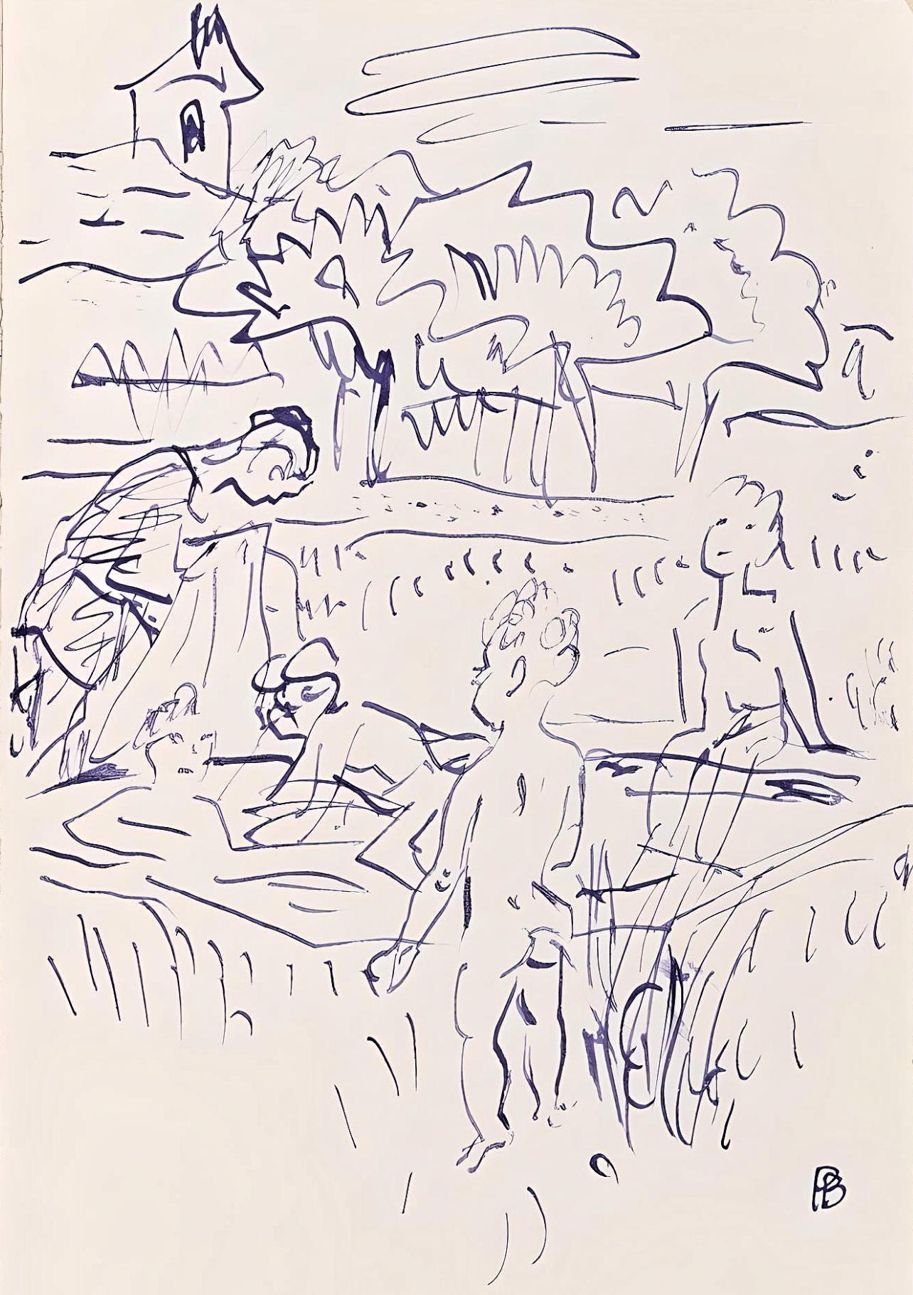Bonnard, Composition (Terrasse 54), Pierre Bonnard Correspondences (after)