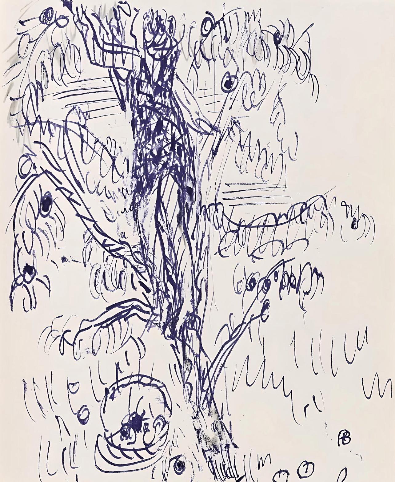 Lithographie sur papier vélin d'Arches, montée sur support vélin d'Arches, telle que publiée. Inscription : Non signé et non numéroté, tel que publié. Bon état. Notes : Extrait de l'album Correspondances, Pierre Bonnard, 1944. Publié par les