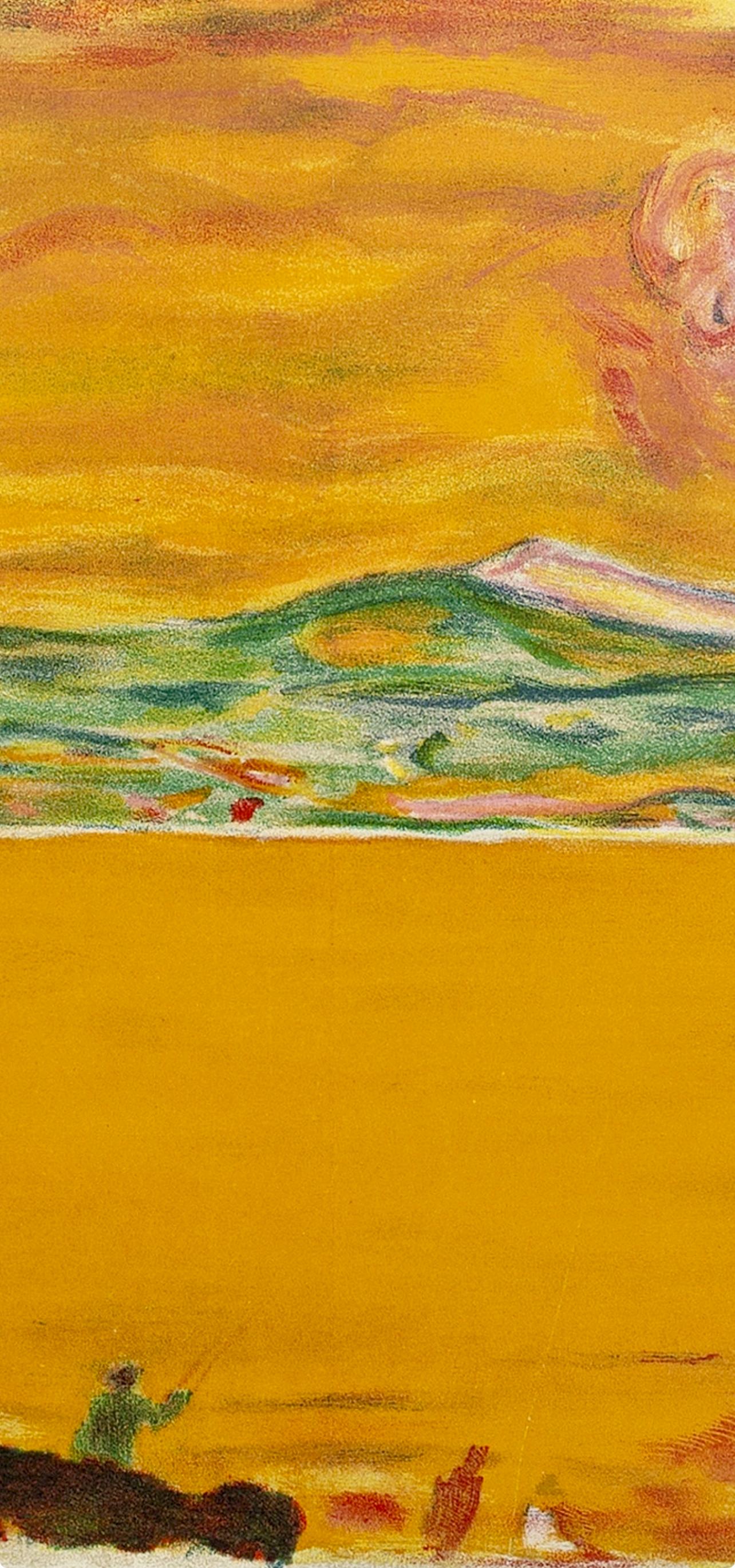 Bonnard, Coucher de soleil sur la Méditerranée, Verve: Revue Artistique (after) - Modern Print by Pierre Bonnard