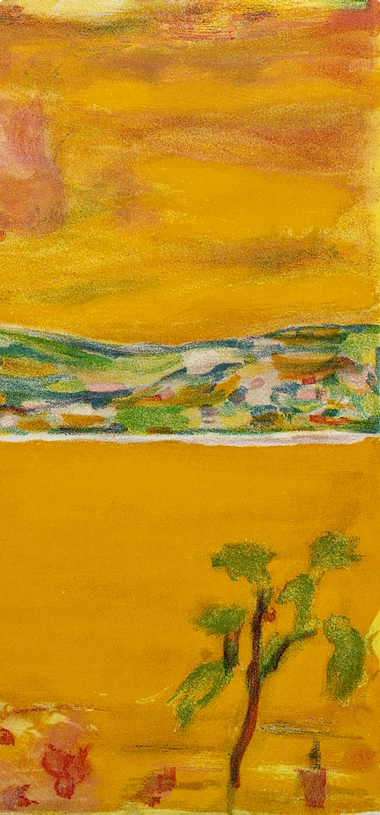 Bonnard, Coucher de soleil sur la Méditerranée, Verve: Revue Artistique (nach) im Angebot 2