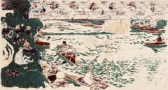 Bonnard, La Canotage, Lithographie de Bonnard (d'après)
