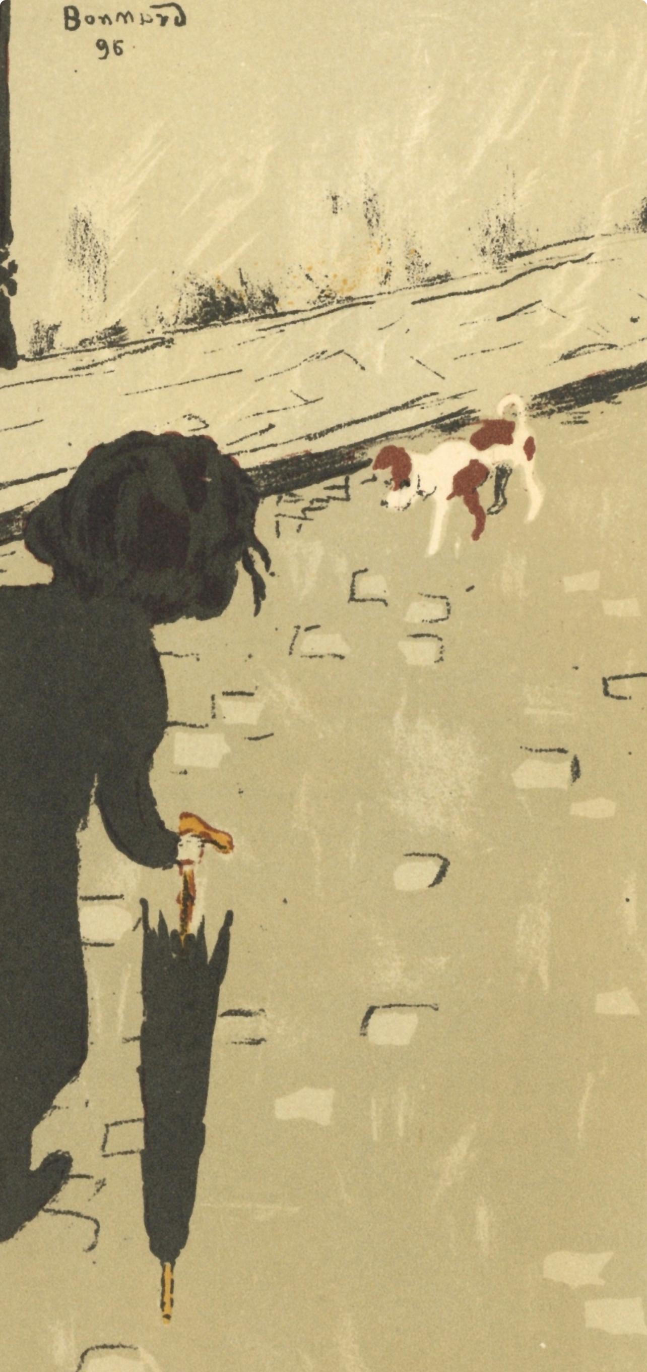 Bonnard, La Petite Blanchisseuse, Litografía Bonnard (después) - Print Posimpresionista de Pierre Bonnard