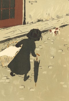 Bonnard, La Petite Blanchisseuse, Lithographie de Bonnard (après)