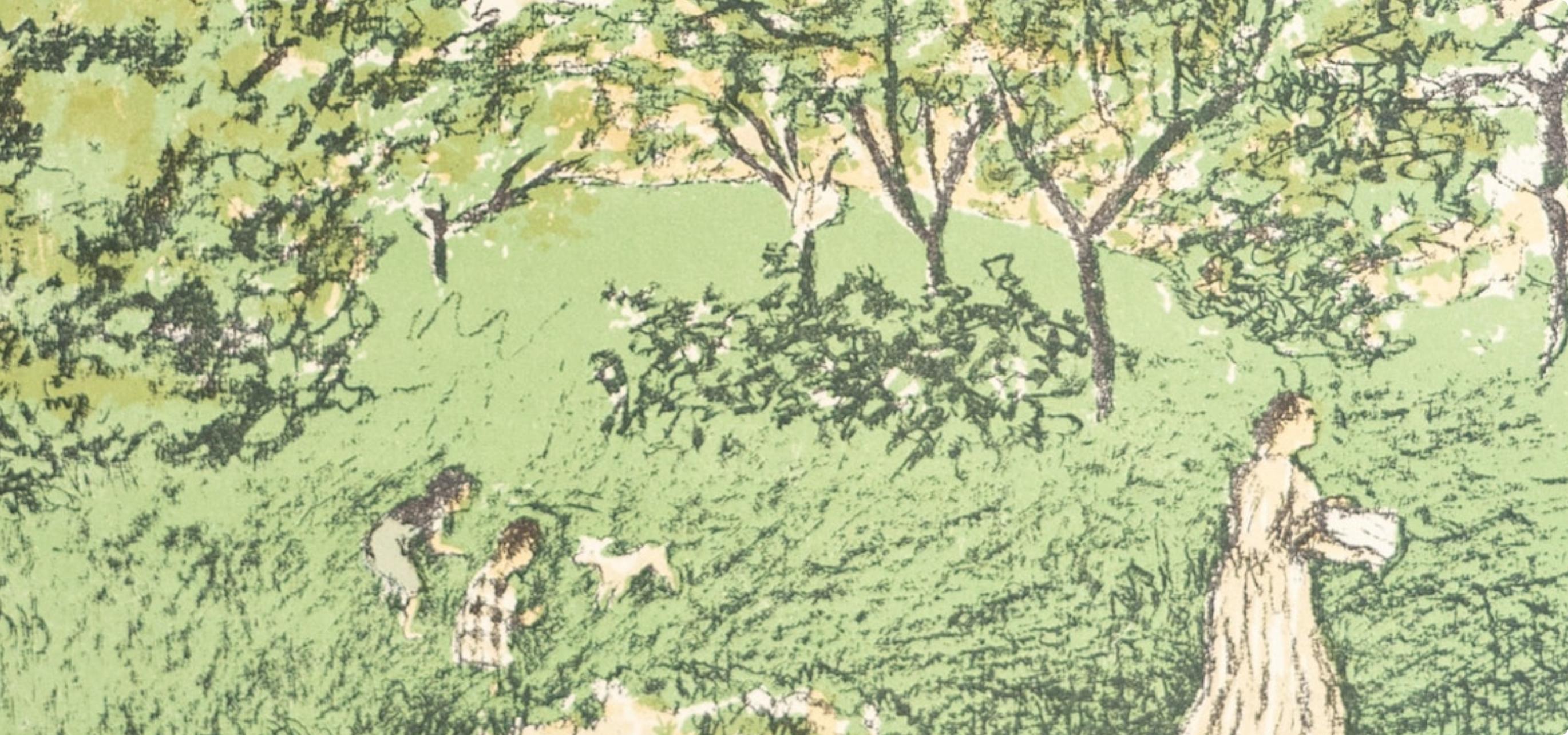 Bonnard, Le Verger, Bonnard Lithographe (after) - Post-Impressionist Print by Pierre Bonnard
