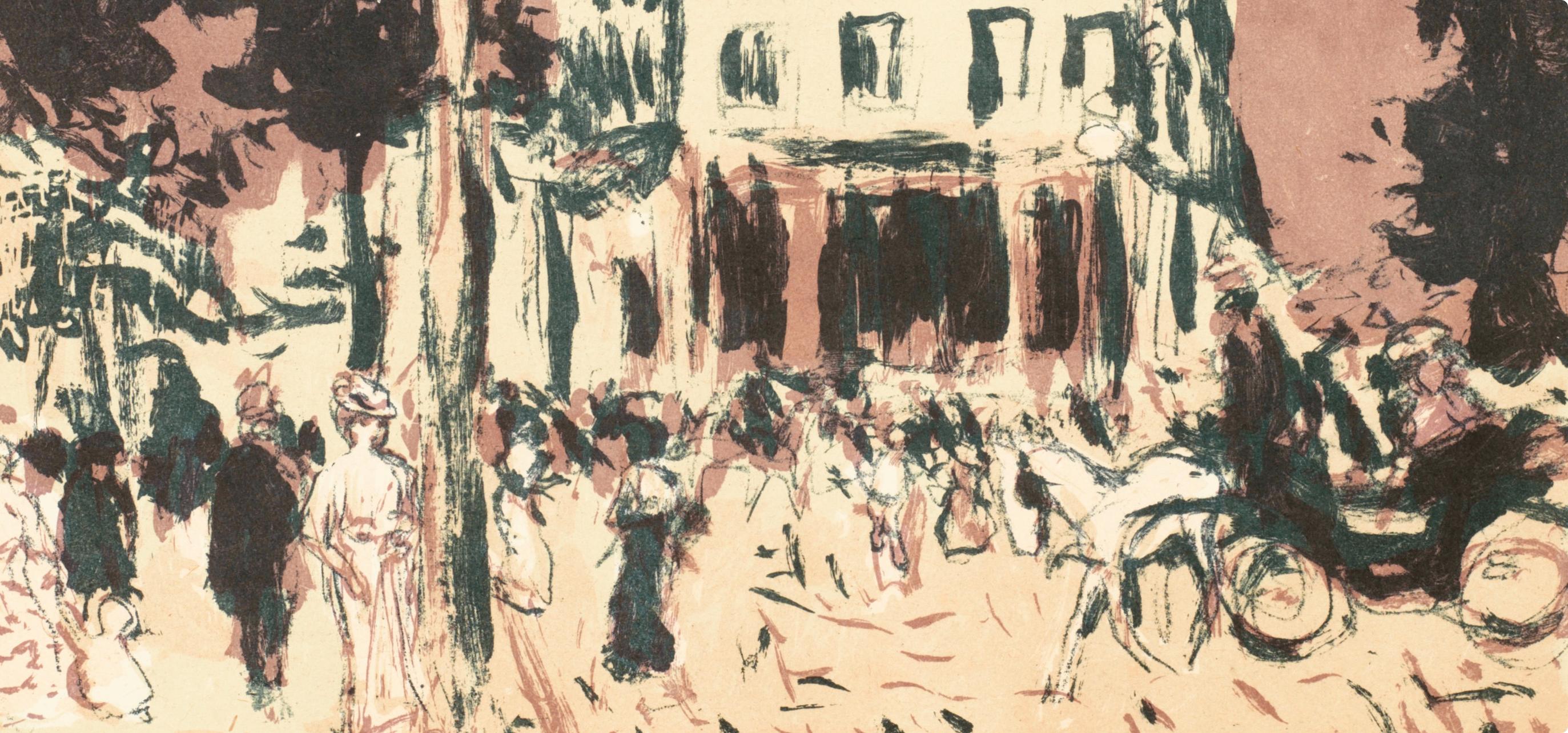Bonnard, Les Boulevards, Bonnard Lithographe (after) - Print by Pierre Bonnard