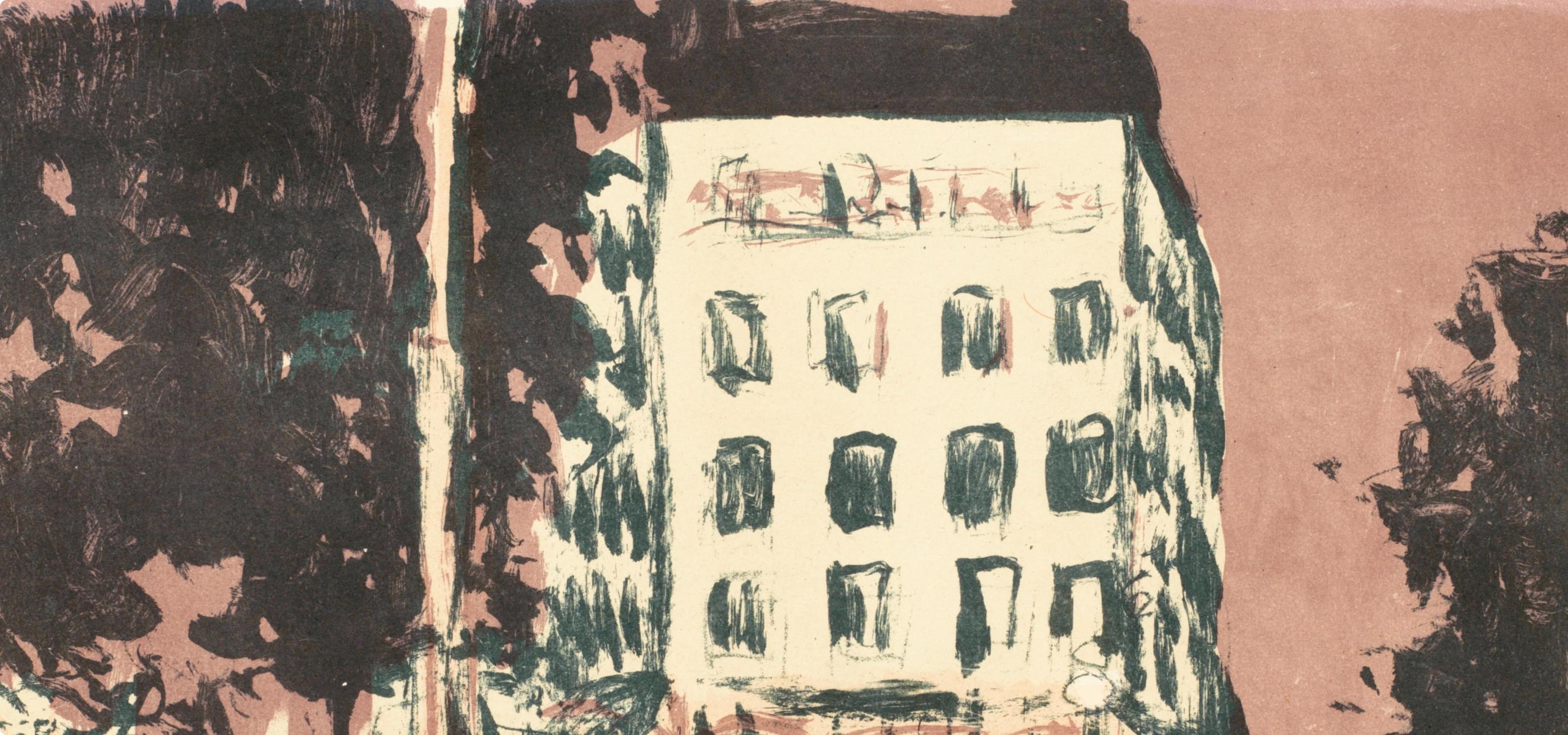 Bonnard, Les Boulevards, Bonnard Lithographe (after) - Post-Impressionist Print by Pierre Bonnard