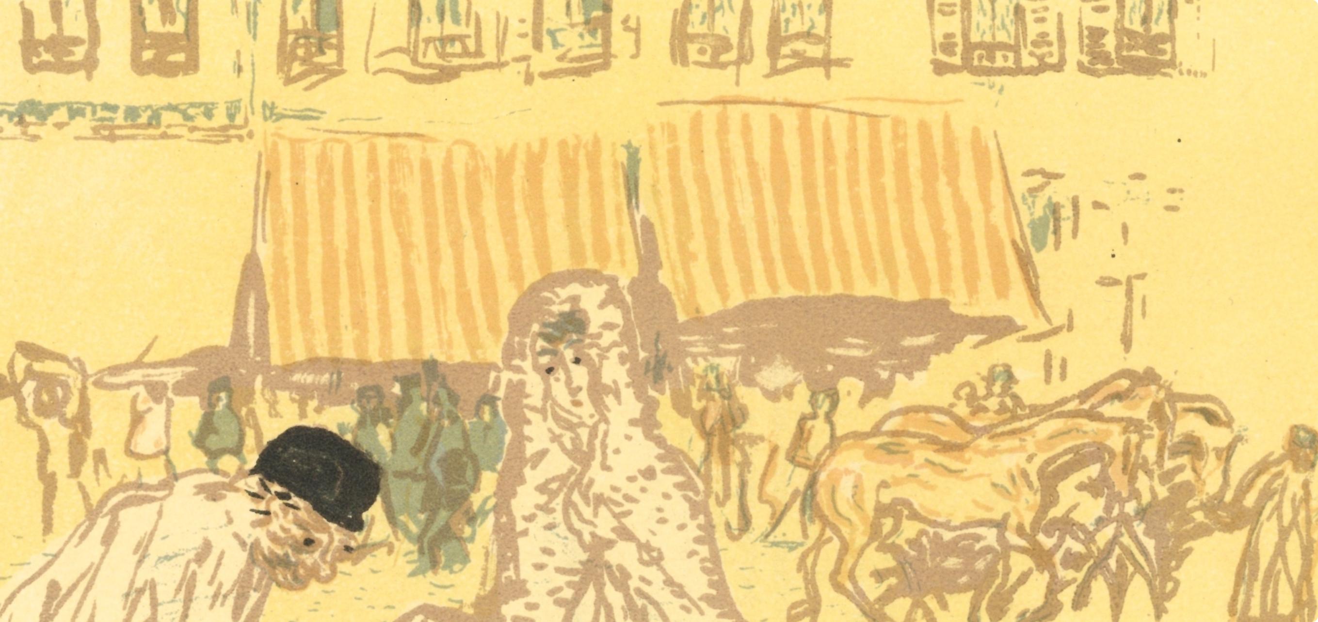 Bonnard, Marchand des quatre-saisons, Bonnard Lithographe (after) - Post-Impressionist Print by Pierre Bonnard