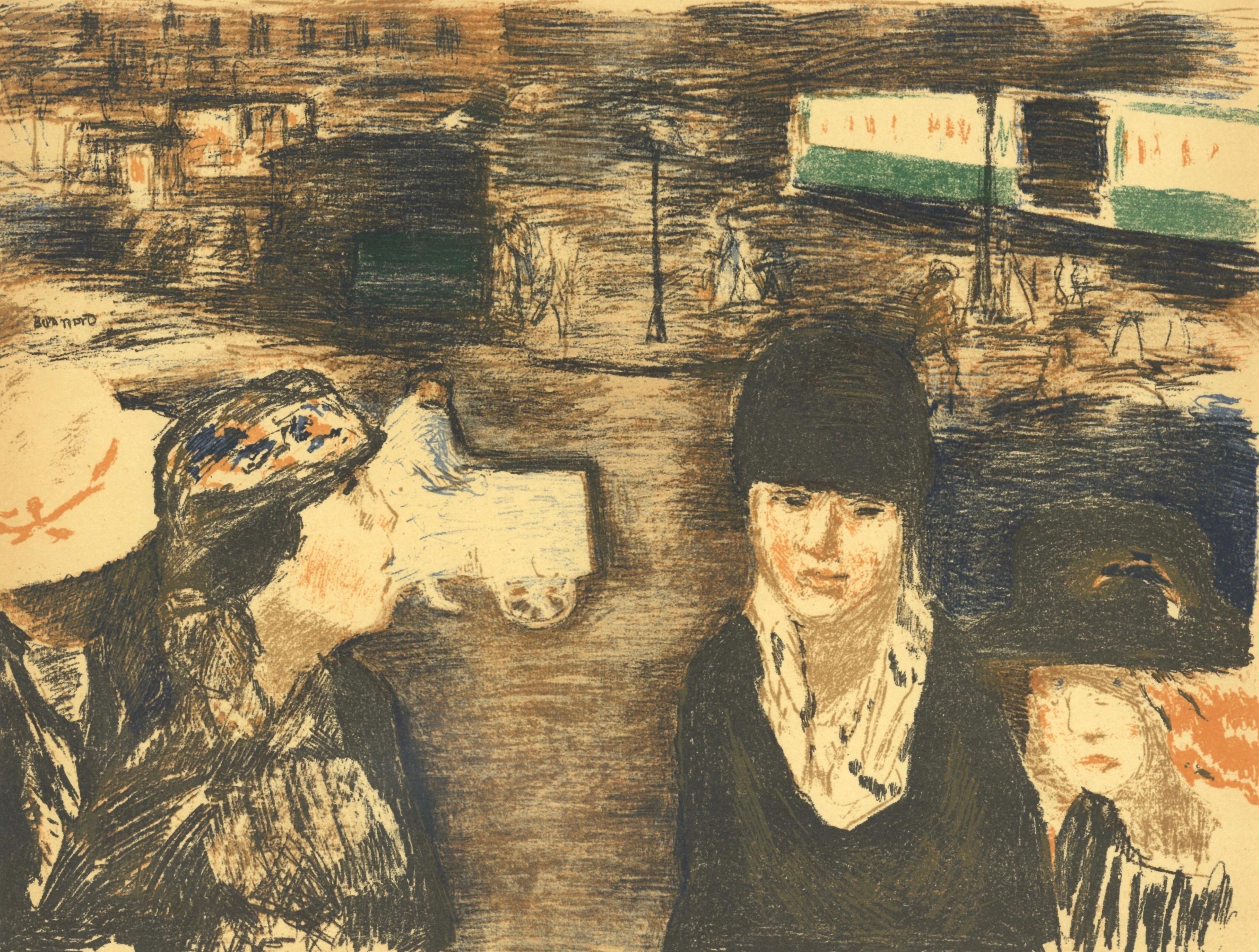 Figurative Print Pierre Bonnard - Bonnard, Place Clichy, lithographie de Bonnard (après)