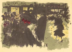 Bonnard, Place le soir, Bonnard-Lithographie (after)