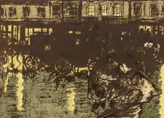 Bonnard, Rue le soir sous la pluie, Bonnard Lithographe (after)