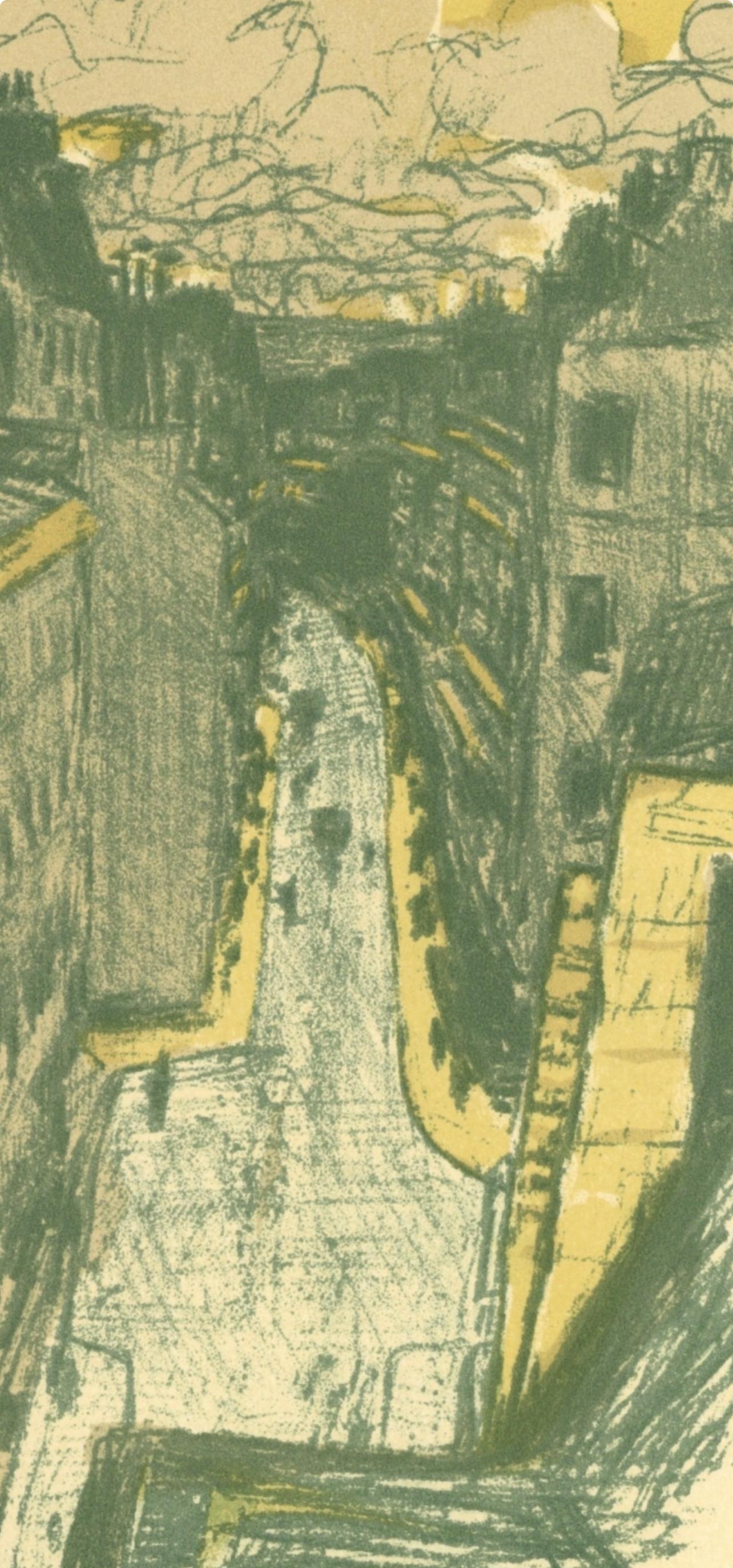 Bonnard, Rue vue d´en haut, Bonnard Lithographe (after) - Post-Impressionist Print by Pierre Bonnard