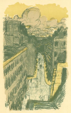Bonnard, Rue vue d´en haut, Bonnard Lithographe (after)