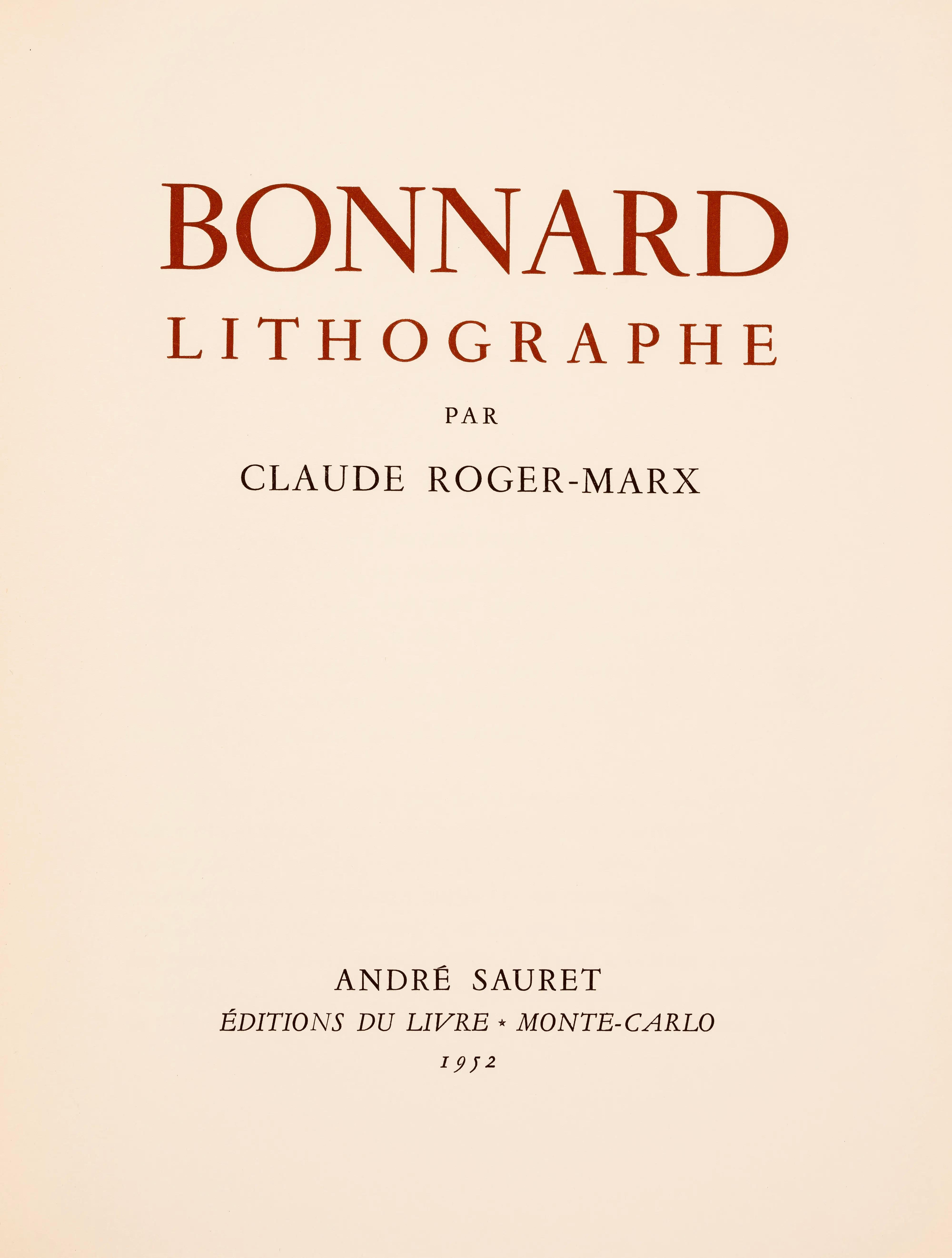 Bonnard, Escena de familia II, Litografía Bonnard (después) en venta 1