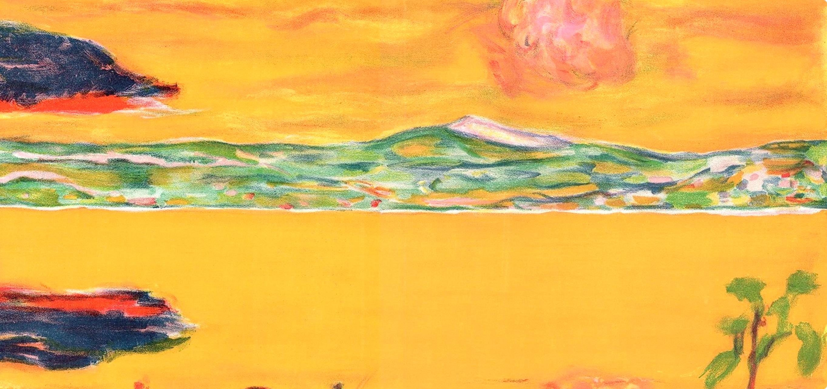 Coucher De Soleil Sur La Méditerranée, Verve: Revue Artistique et Littéraire - Print by Pierre Bonnard