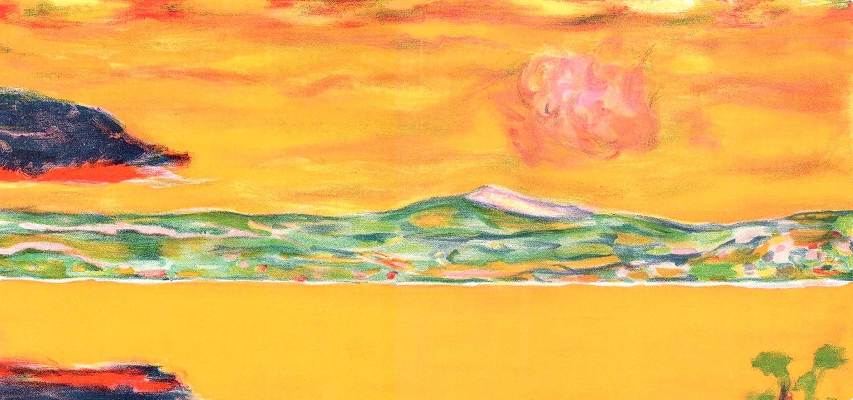 Coucher De Soleil Sur La Méditerranée, Verve: Revue Artistique et Littéraire - Post-Impressionist Print by Pierre Bonnard