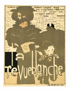 La Revue Blanche - Original Lithograph by Pierre Bonnard - Early 20th century