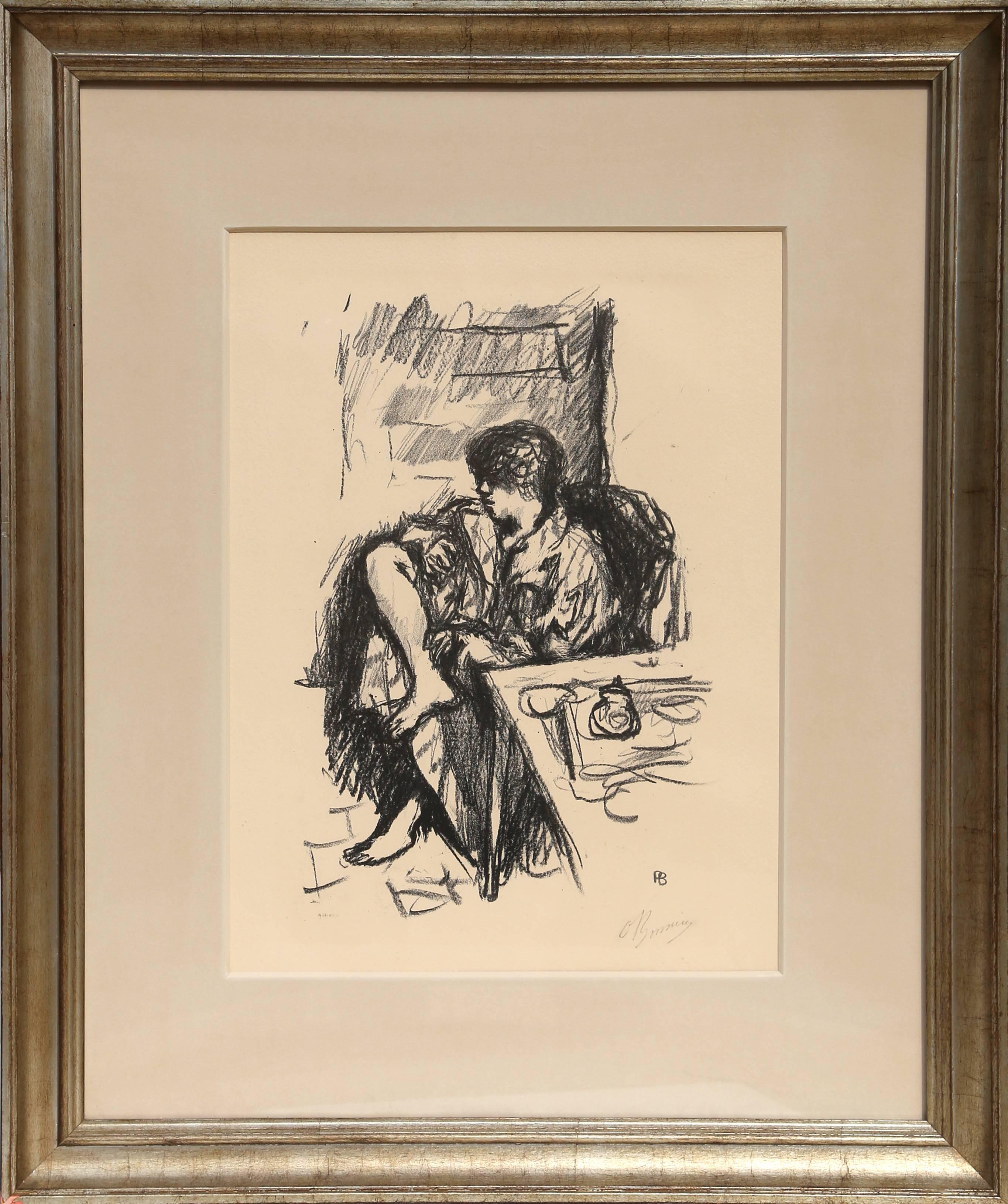 La Toilette Assise, 1925 Lithograph by Pierre Bonnard