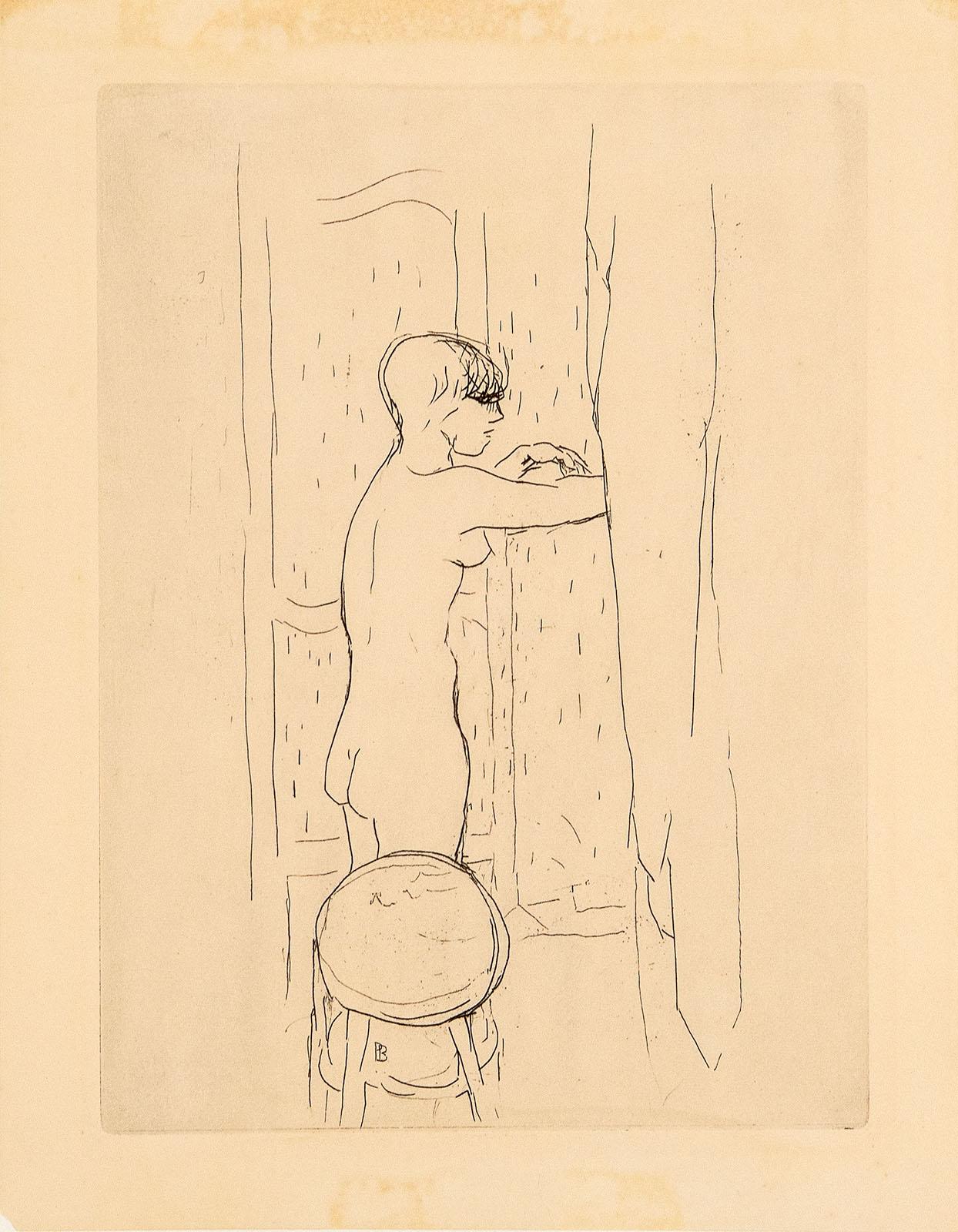 Pierre Bonnard Nude Print - La Toilette