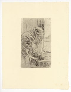 "Le Graveur" original etching