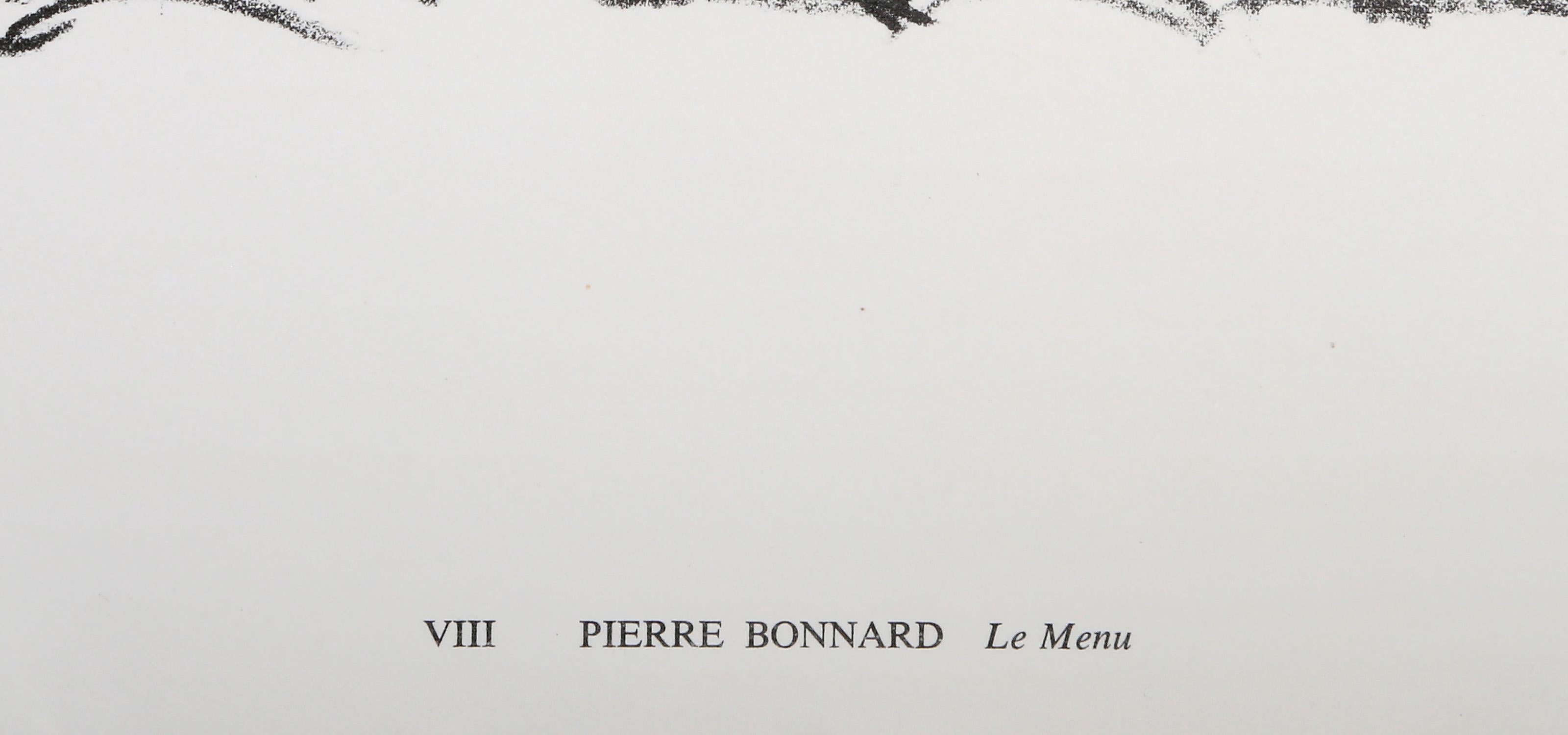 Le Menu, colotipia impresionista (after) Pierre Bonnard en venta 2