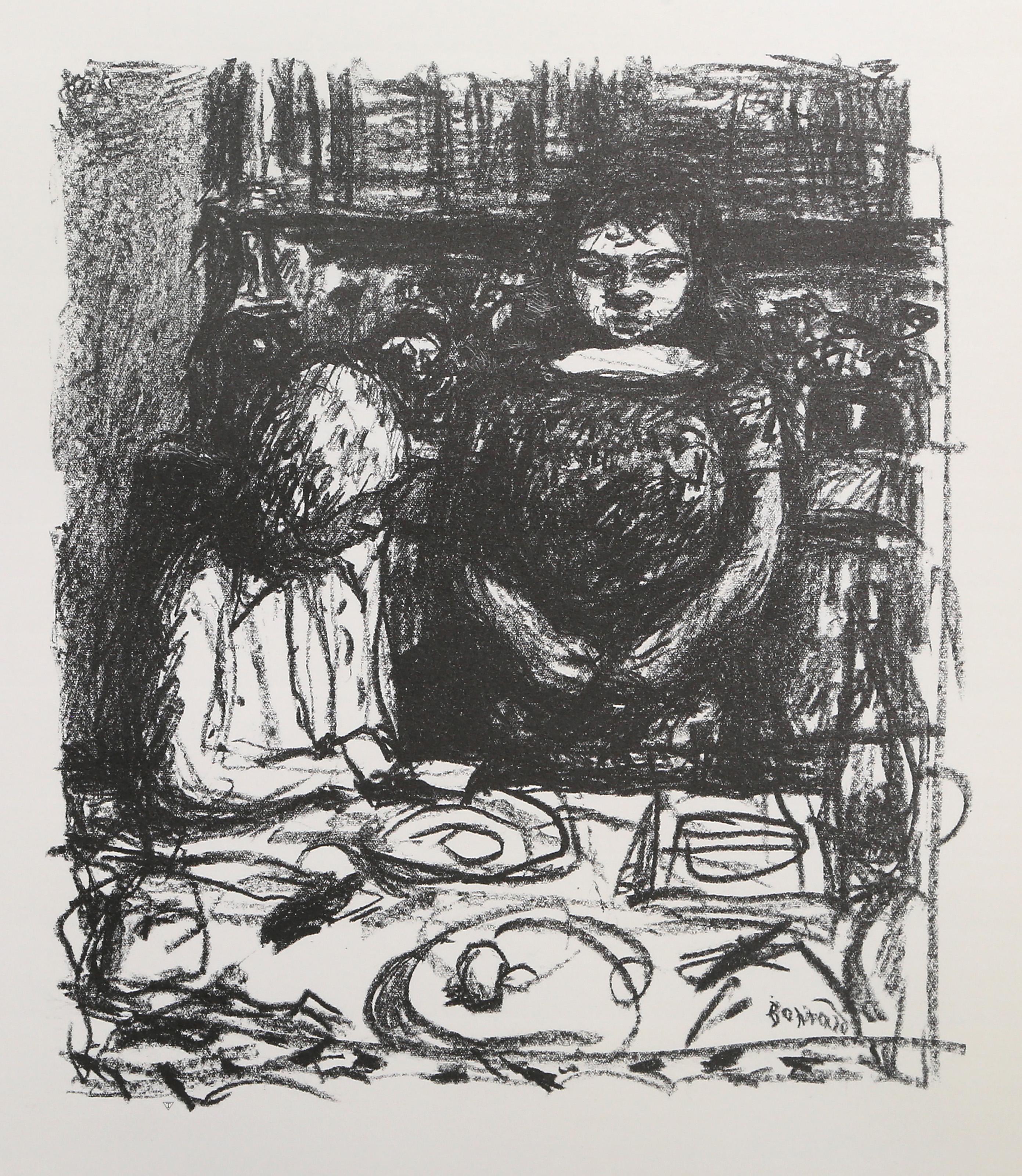 Le Menu, Impressionist Collotype after Pierre Bonnard