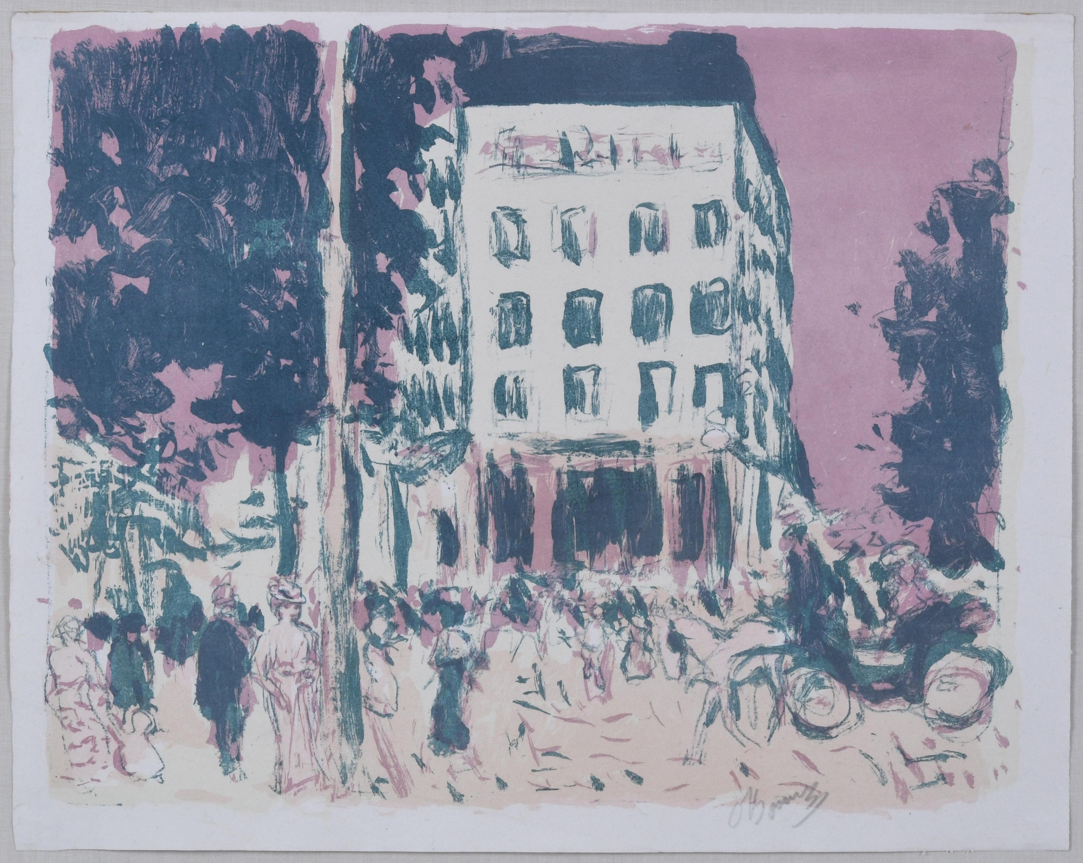Les Boulevards - Print by Pierre Bonnard
