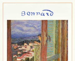 Original Vintage Art Exhibition Poster The Window Pierre Bonnard Tate Gallery