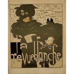 Parisian graphic art - poster by Pierre Bonnard that announces La Revue Blanche