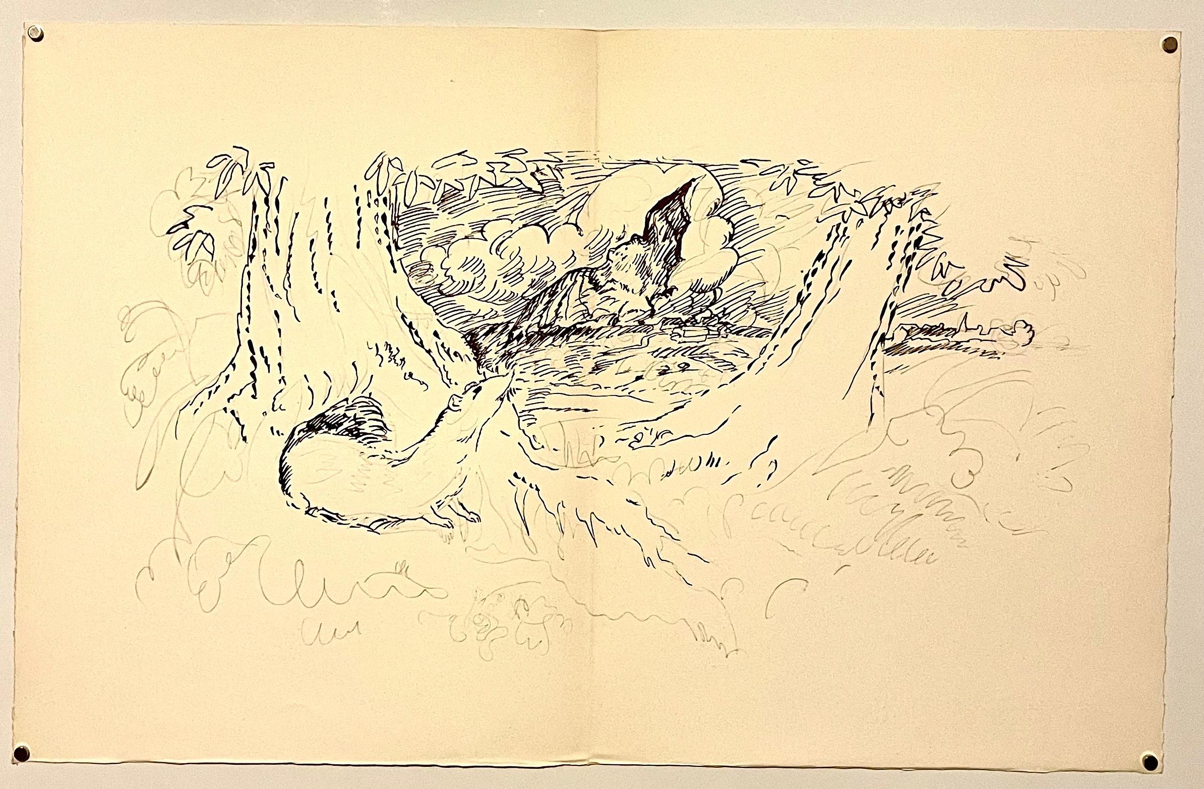 Pierre Bonnard Edición limitada Litografía Impresa en Mourlot Paris 1958 Doble página en venta 1