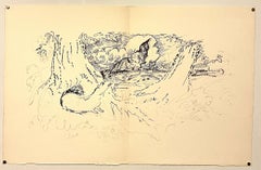 Pierre Bonnard ltd edition Lithograph Printed at Mourlot Paris 1958 Double Page