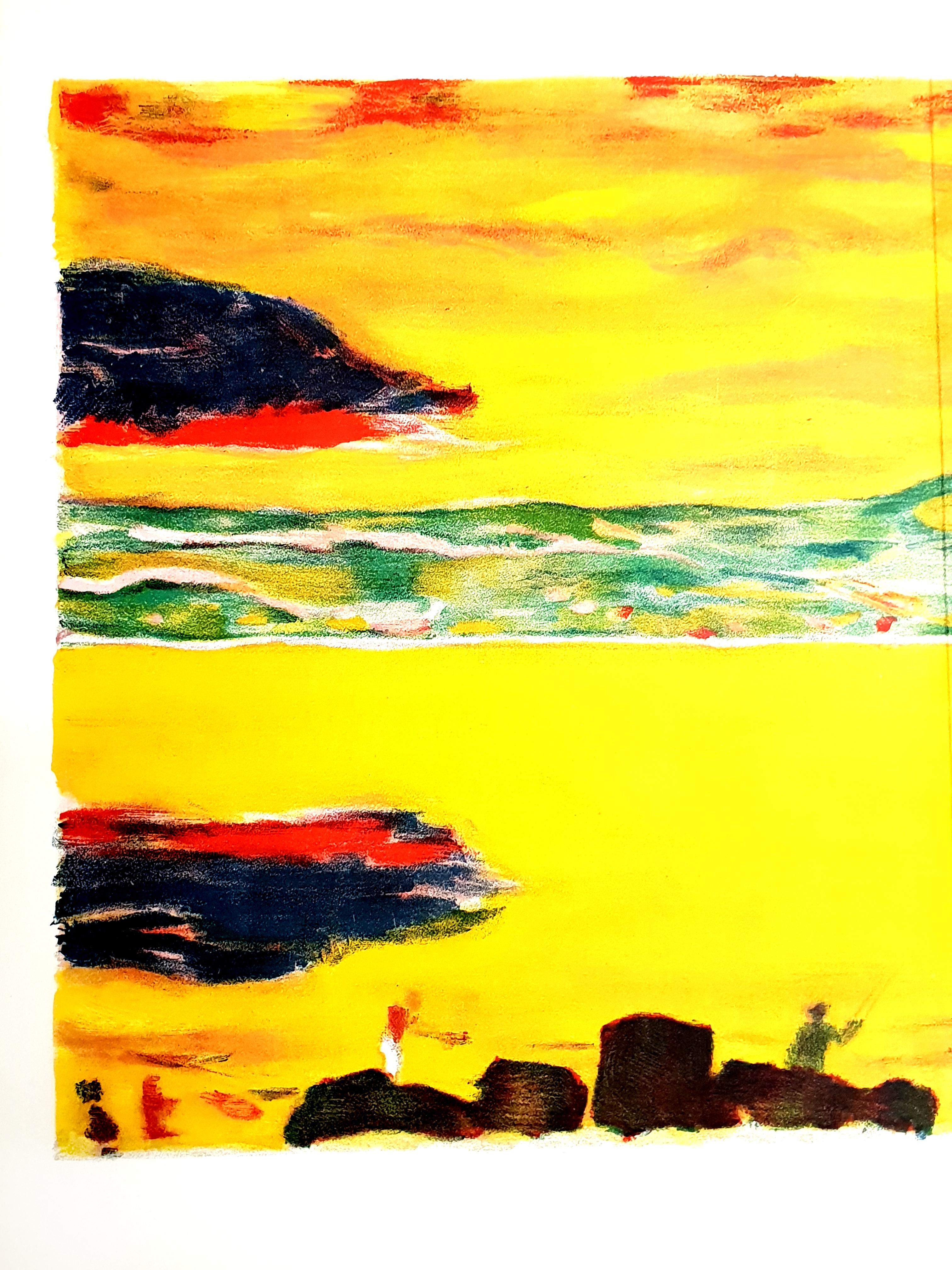 Pierre Bonnard - Tramonto sul Mediterraneo - Litografia originale in vendita 3