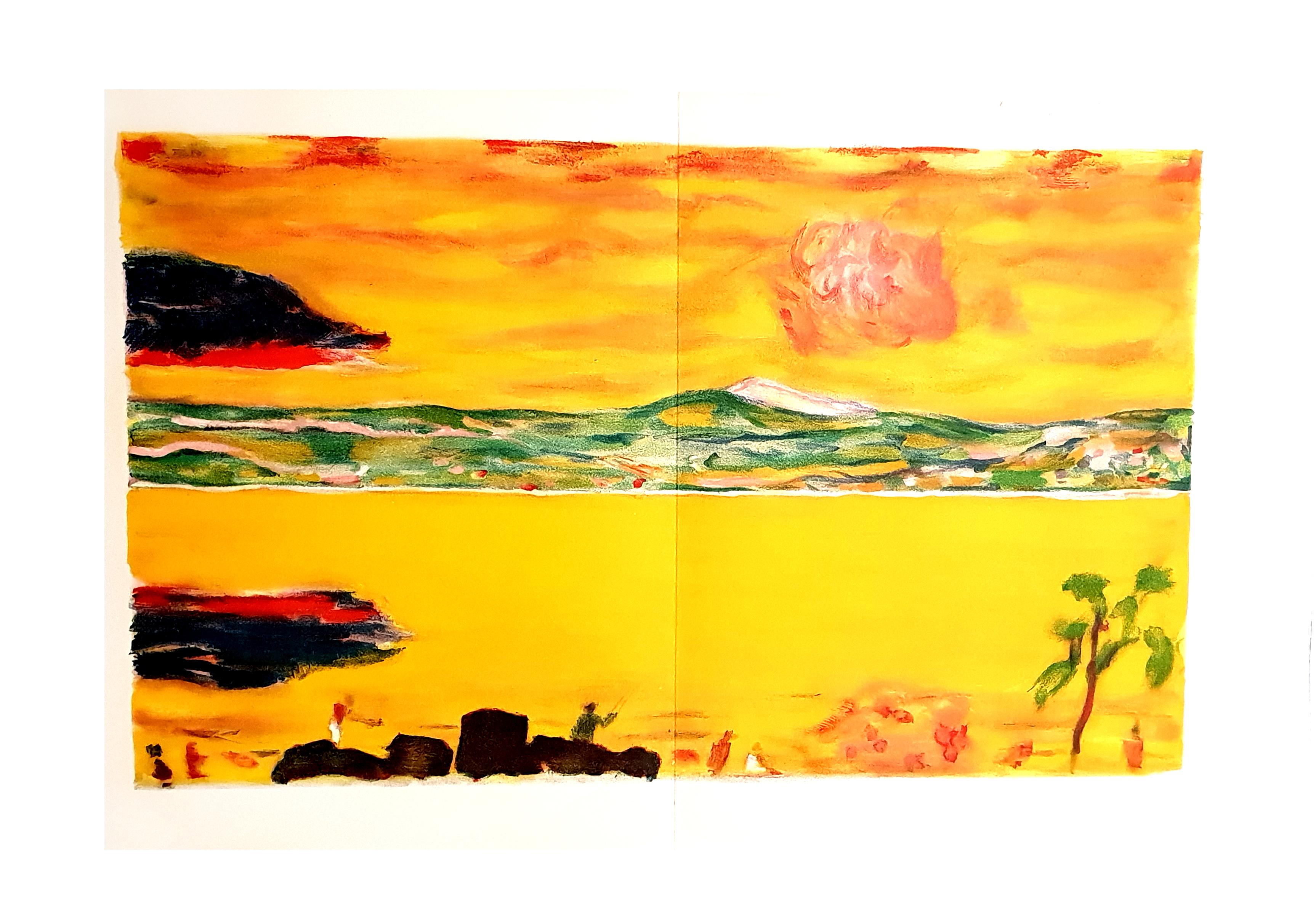 Pierre Bonnard - Tramonto sul Mediterraneo
Litografia originale
Dimensioni: 36 x 54 cm
Verve . Revue Artistique et Litteraire. Vol. II, n. 8.
Stampato da Mourlot Paris all'inizio della Seconda Guerra Mondiale e pochi giorni prima dell'invasione di