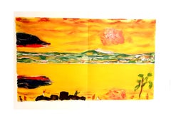 Pierre Bonnard - Coucher de soleil sur la Méditerranée - Lithographie originale