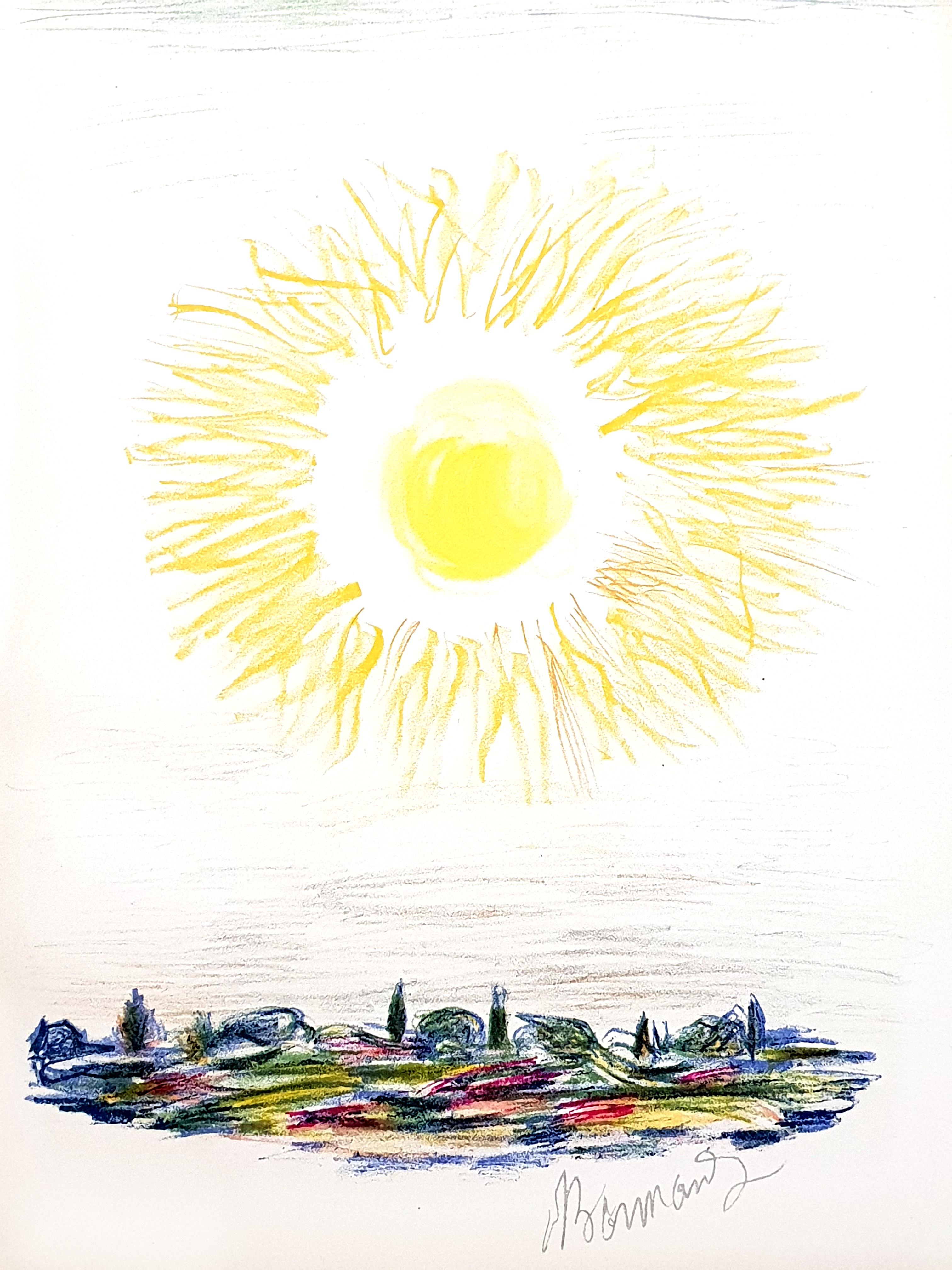Pierre Bonnard - Die Sonne 
Original-Lithographie
Abmessungen: 32 x 24 cm
Verve . Revue Artistique et Litteraire. Vol. V, Nr. 17 und 18.
In der Platte signiert
Unnummeriert wie ausgegeben
