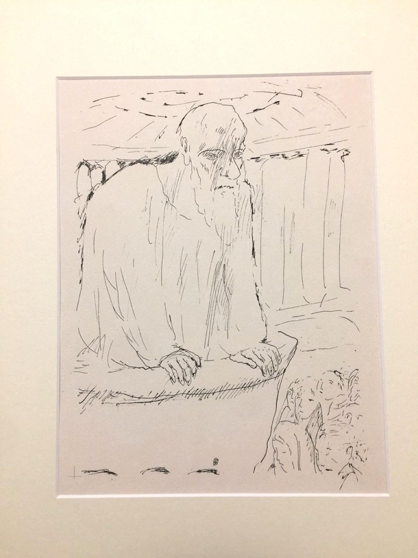 The Teacher - Original Lithograph by Pierre Bonnard - 1930