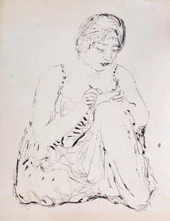 Writer - Original Lithograph by Pierre Bonnard - 1930