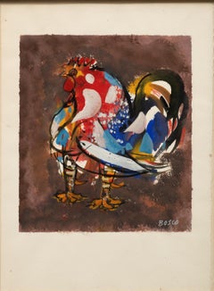 Portrait d'animal du milieu du siècle dernier : « Rooster » de Pierre Bosco (1909-1993)