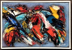 Pierre Bosco (Italie/France, 1909-1993), course de chevaux du milieu du siècle n° 28