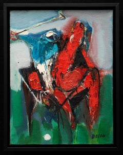 "The Polo Player" Pierre Bosco (Italy/France) 1909-1993) circa 1950s