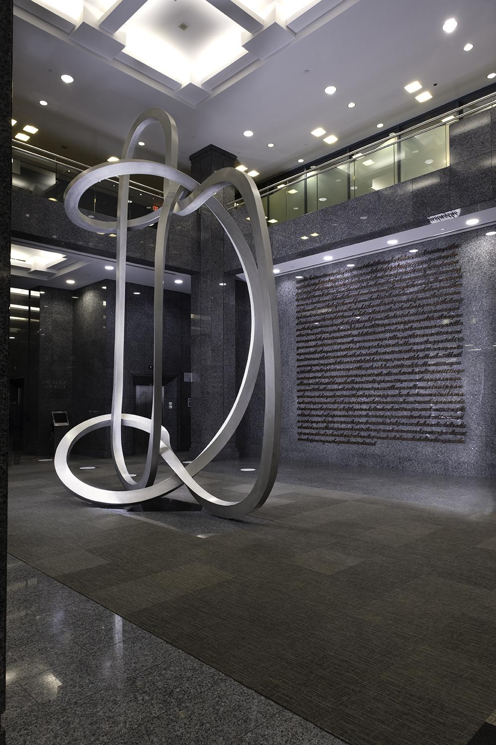 La Volpe - grande scultura in alluminio - Sculpture Astratto di Pierre Bourgault