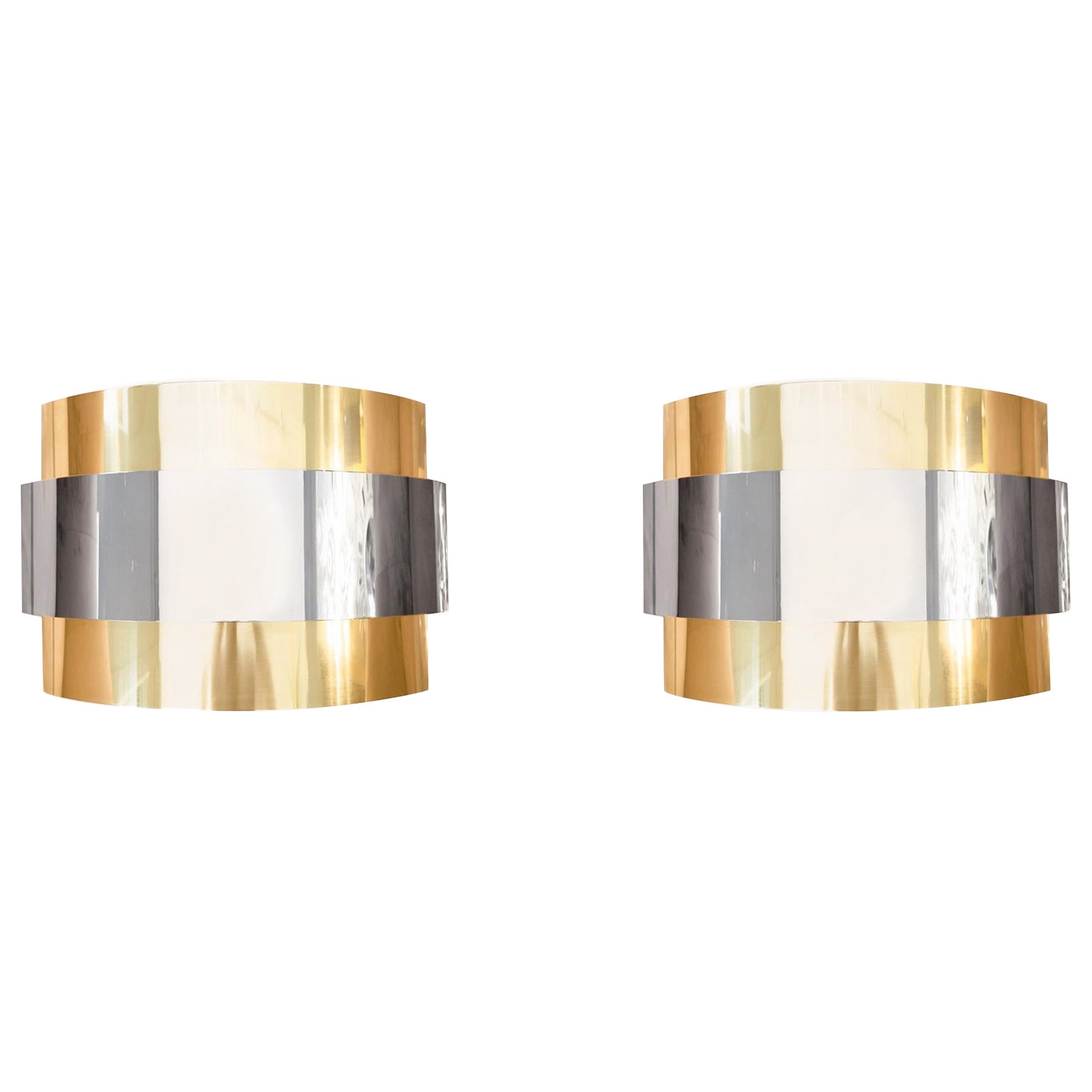 Pierre Cardin '1922-2020', Pair of Sconces, France, circa 1970
