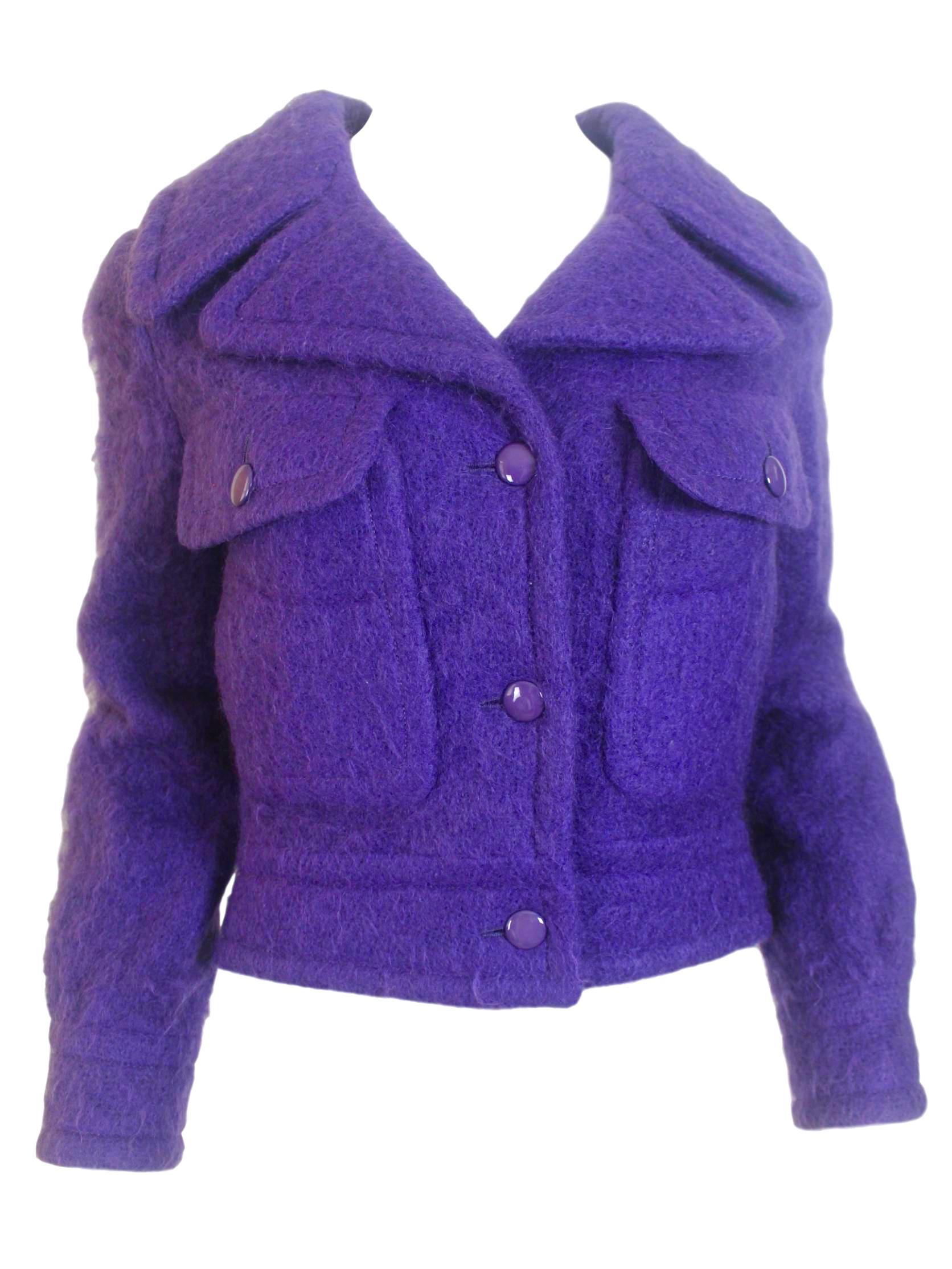 Pierre Cardin 1960s Mohair Jacket For Sale 5