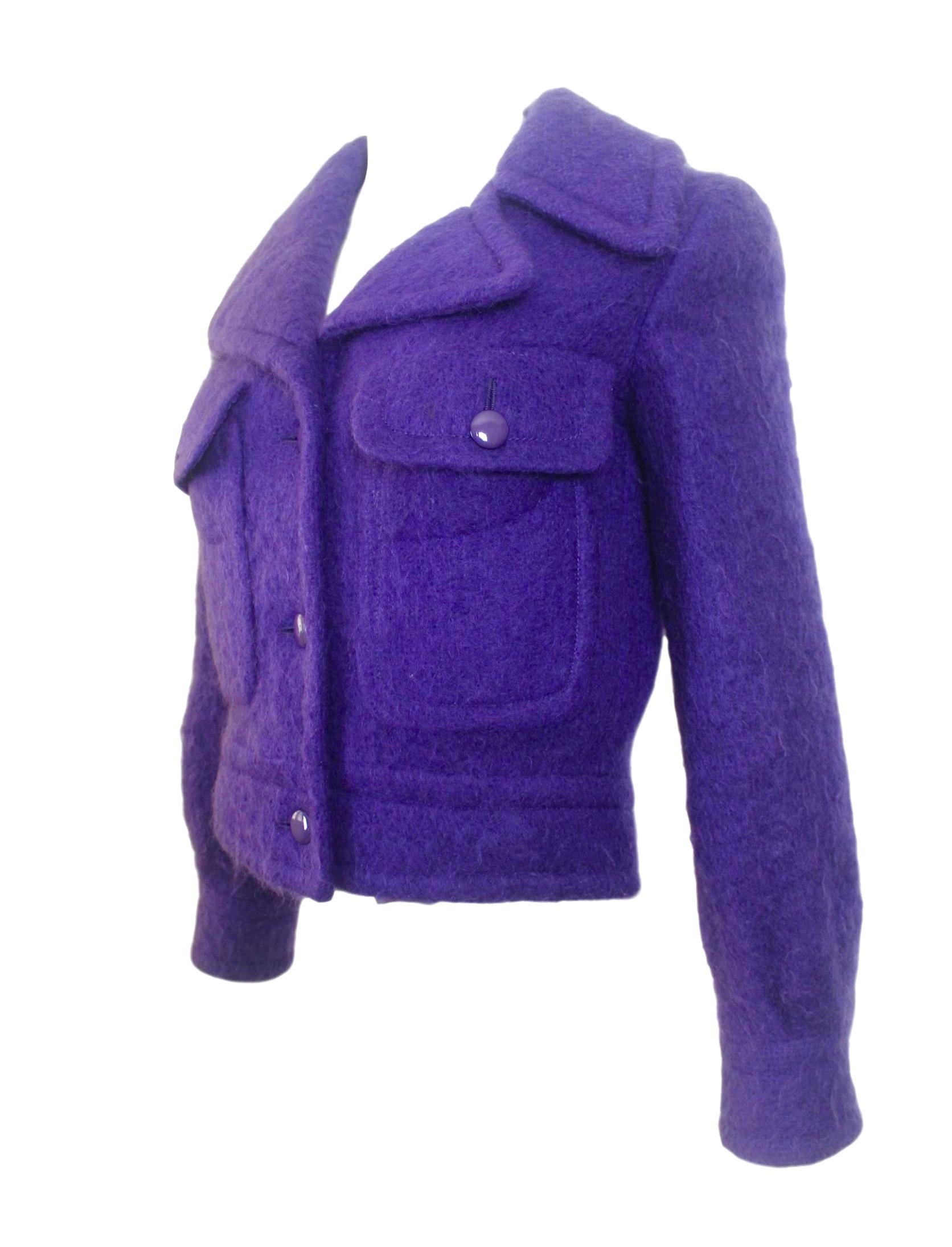 Vintage Pierre Cardin
Early 1960s Label
Mohair Jacket
No Size Label
