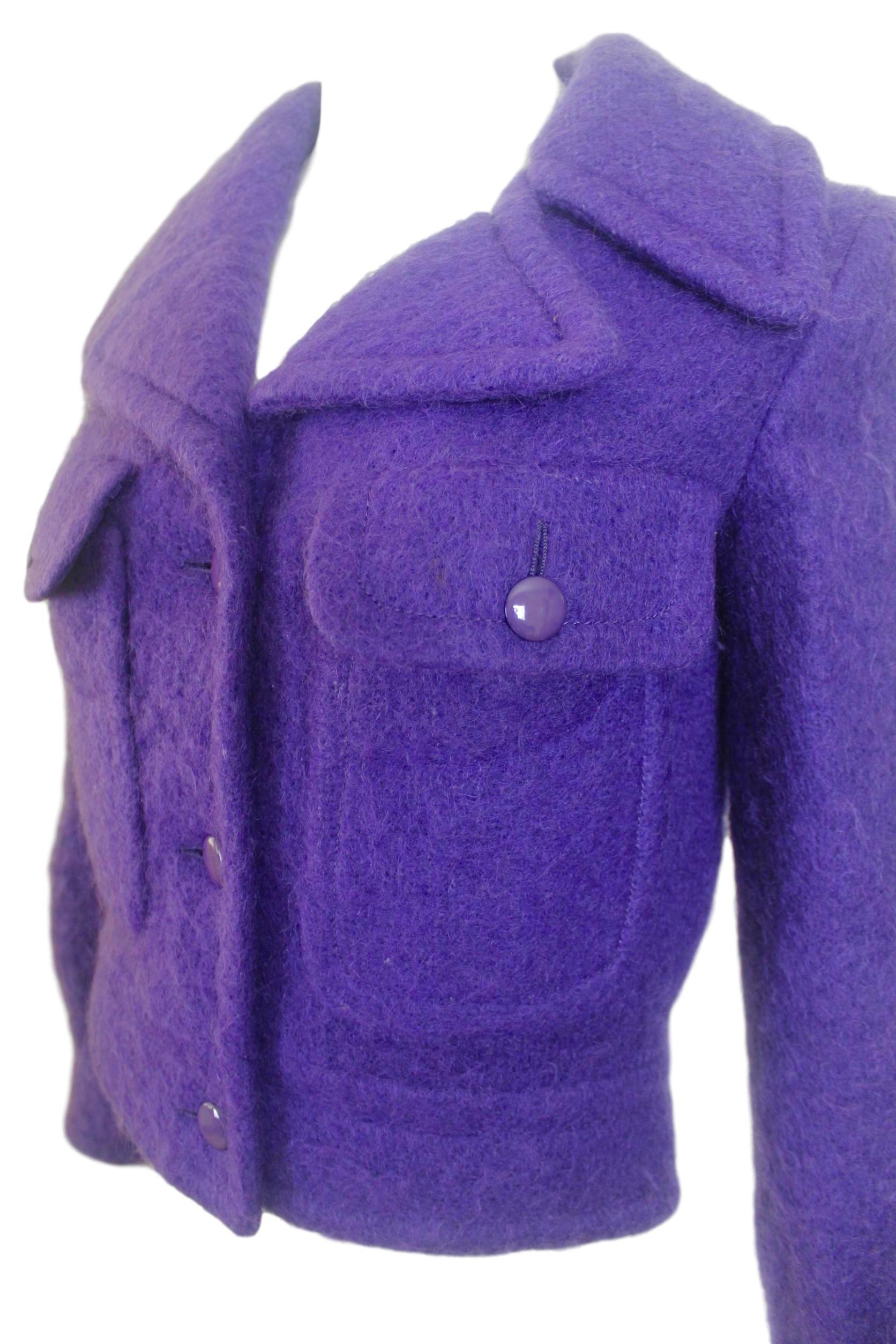 Pierre Cardin 1960s Mohair Jacket In Good Condition For Sale In Bath, GB