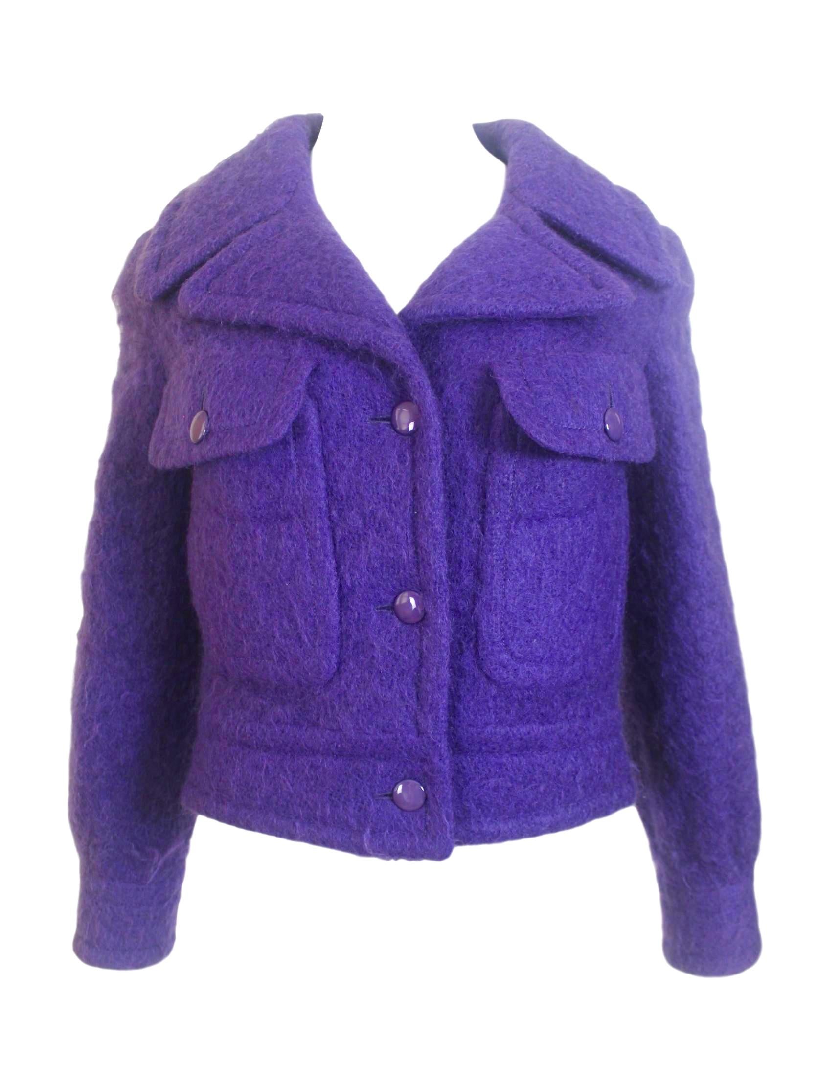 Pierre Cardin 1960s Mohair Jacket For Sale 2