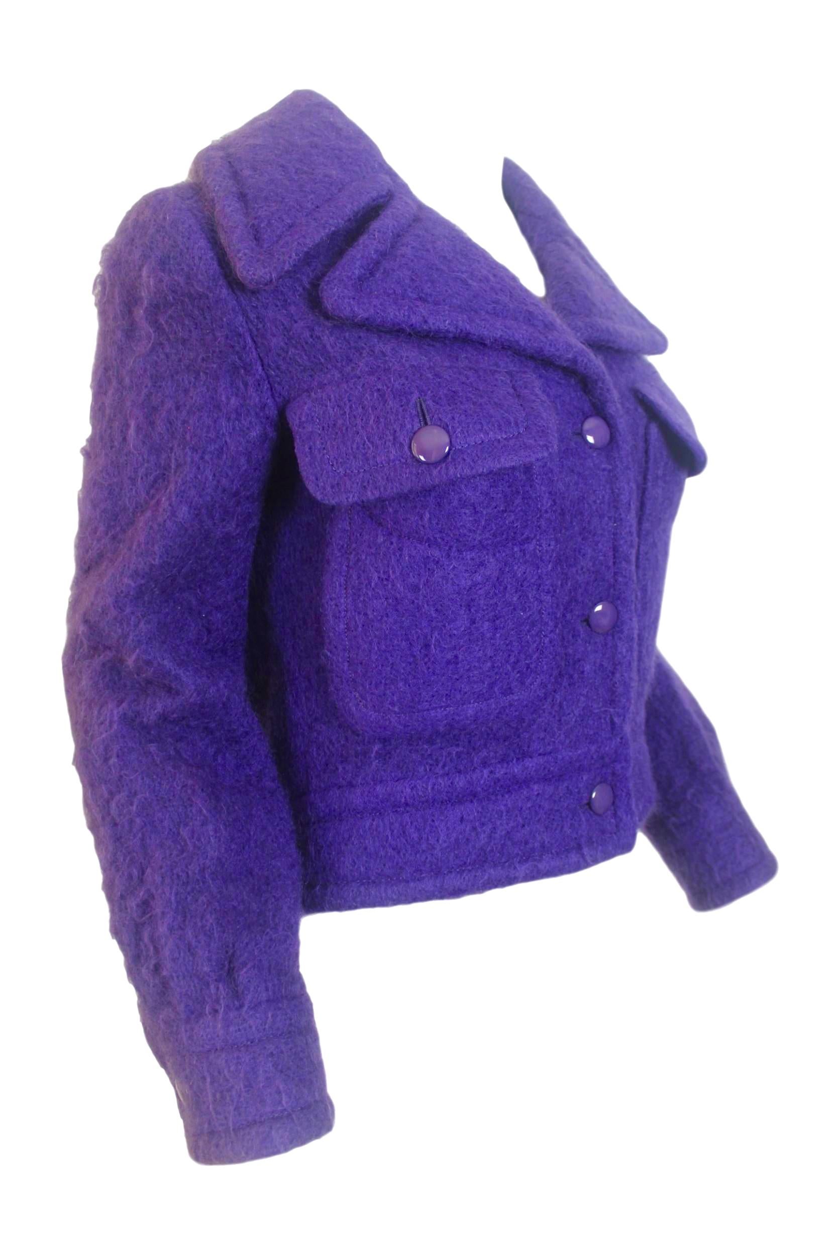Pierre Cardin 1960s Mohair Jacket For Sale 4